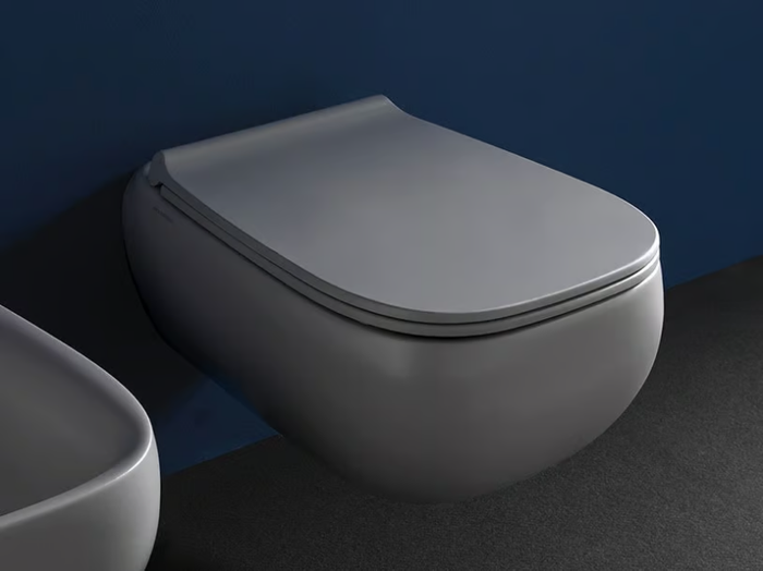 FLUO - Wall-hung ceramic toilet _ Ceramica Flaminia